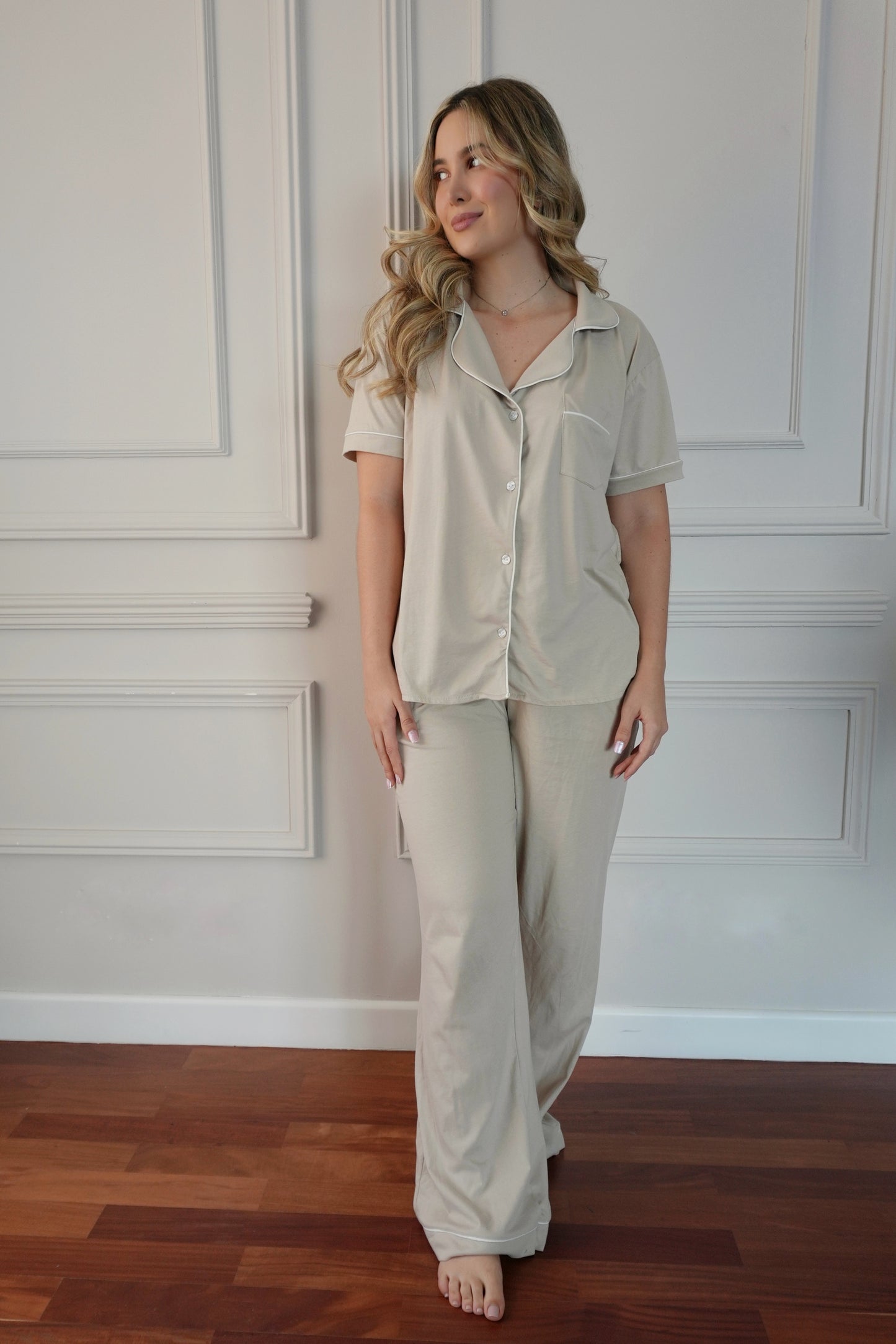 Sofi Mocha Pant Set