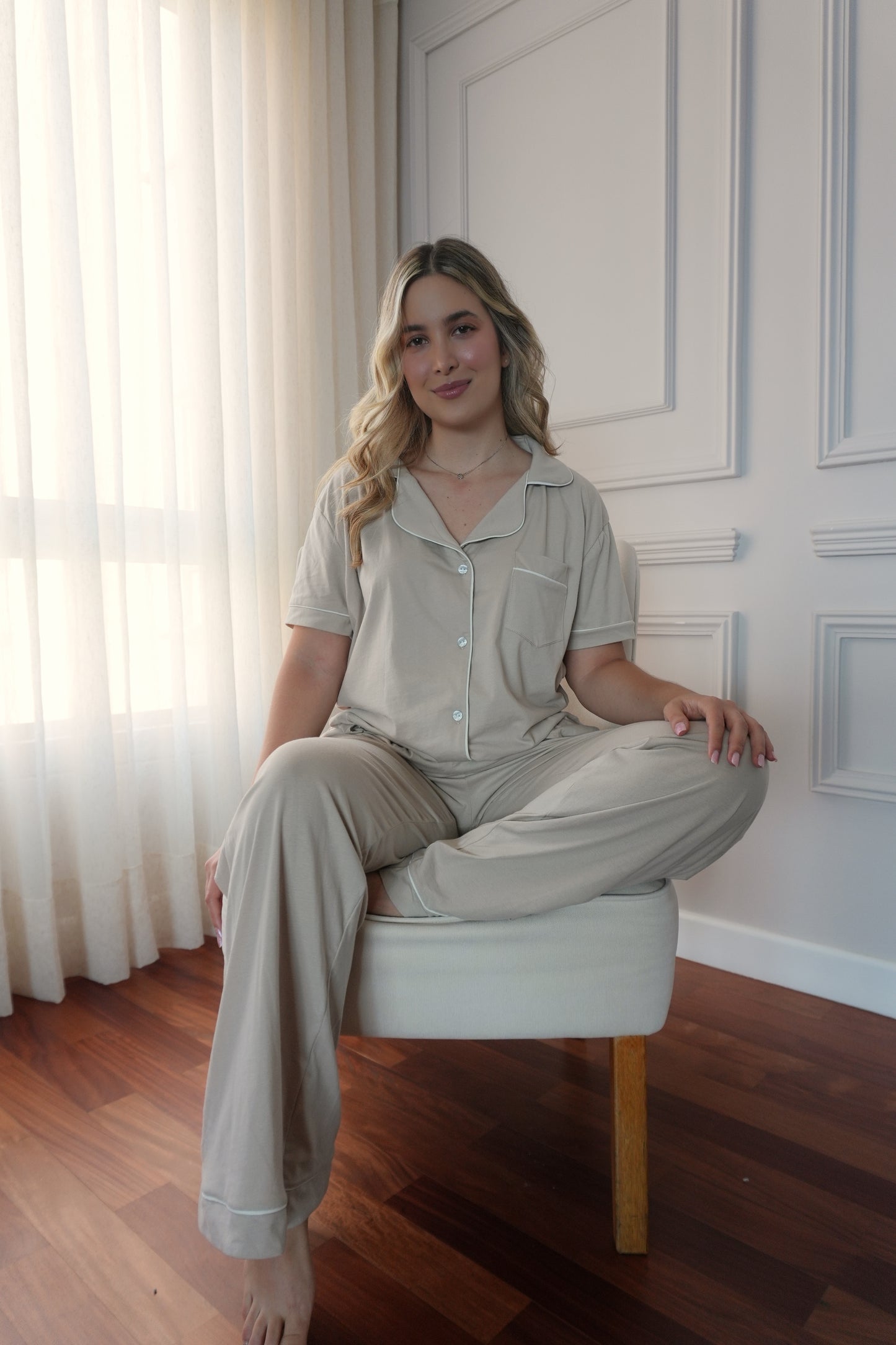 Sofi Mocha Pant Set