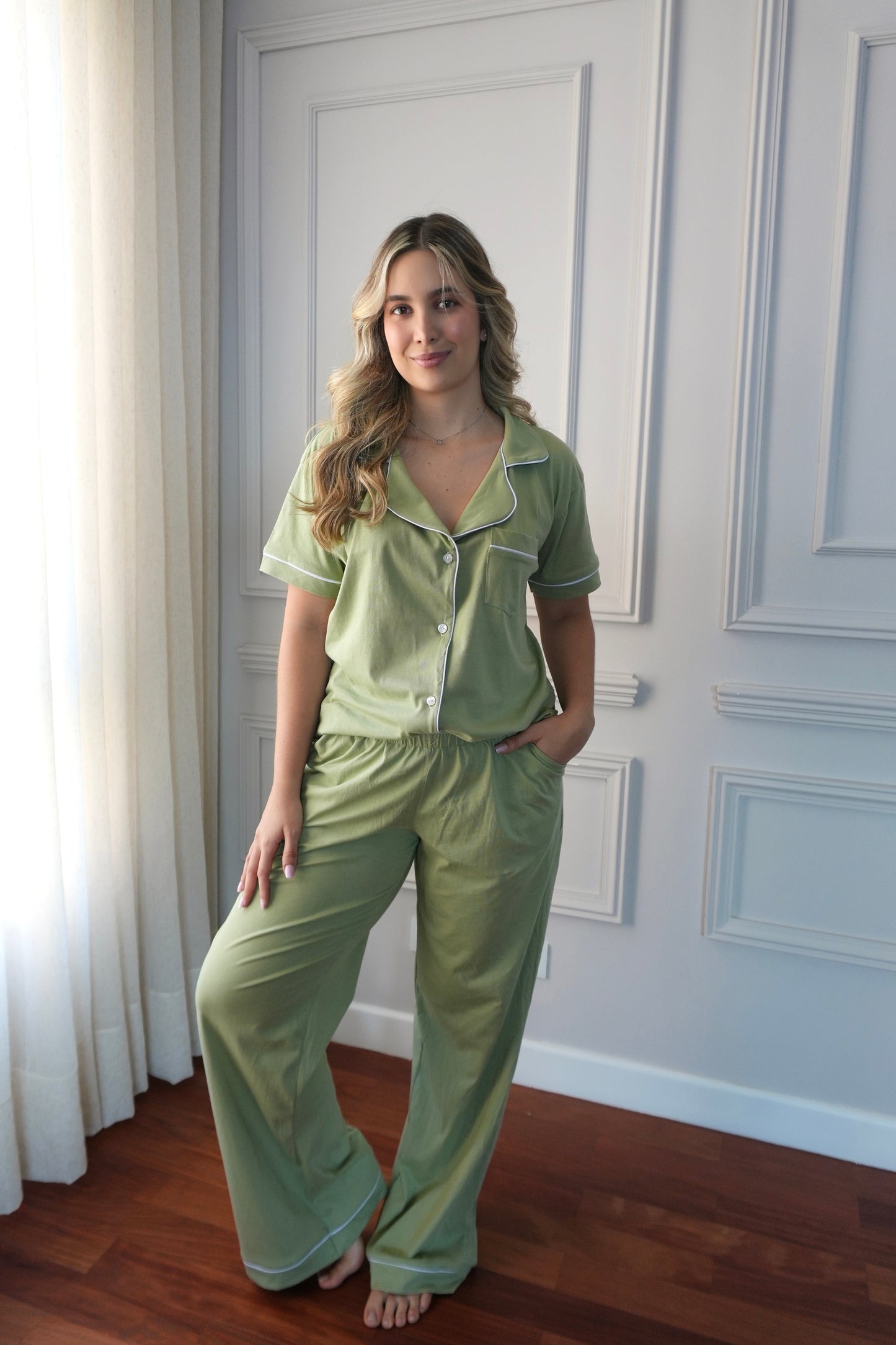 Sofi Pistacho Pant Set