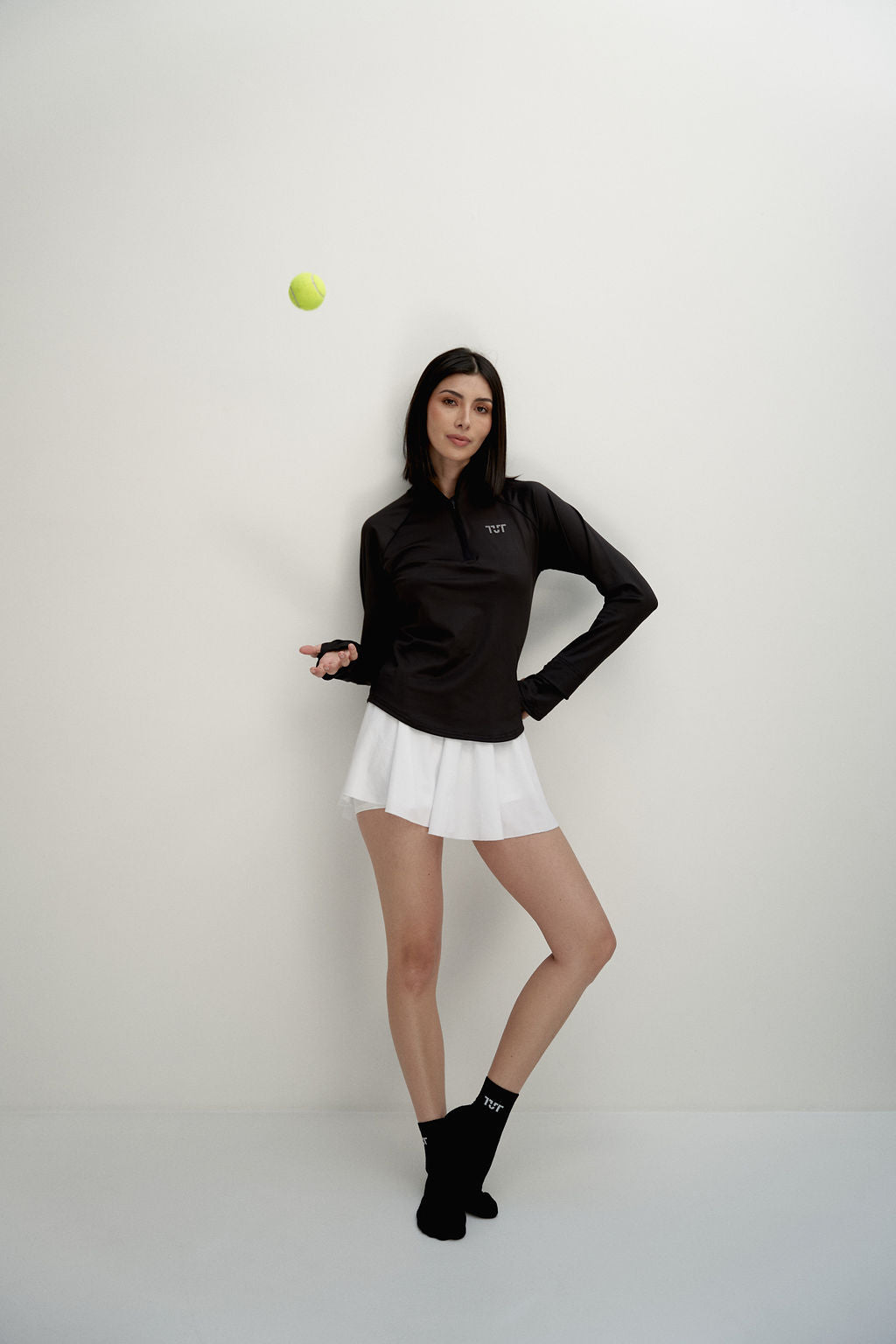 Chaqueta Dry Fit Negra/Blanca/Verde