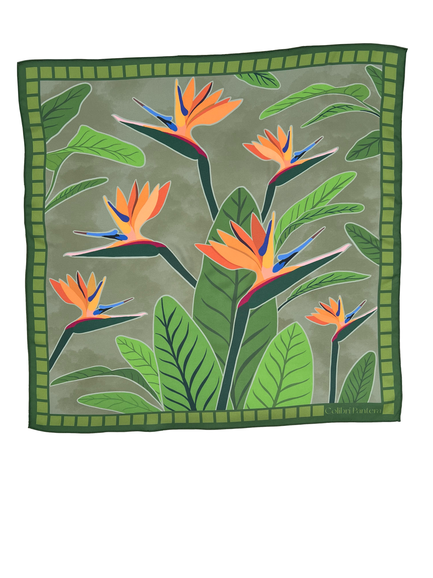 Pañoleta Ave del Paraíso