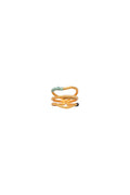 Anillo olas tejido
