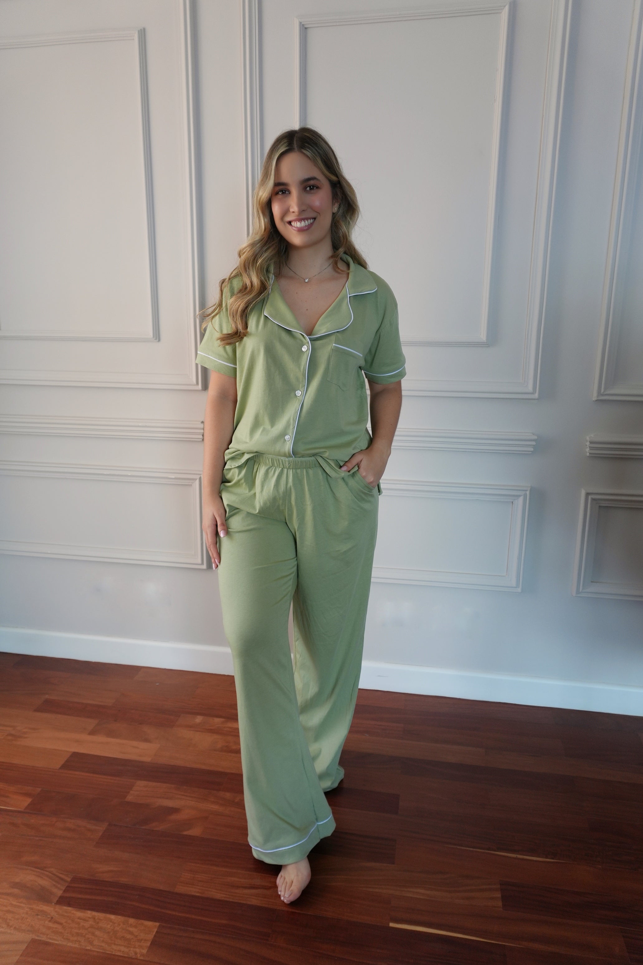 Sofi Pistacho Pant Set