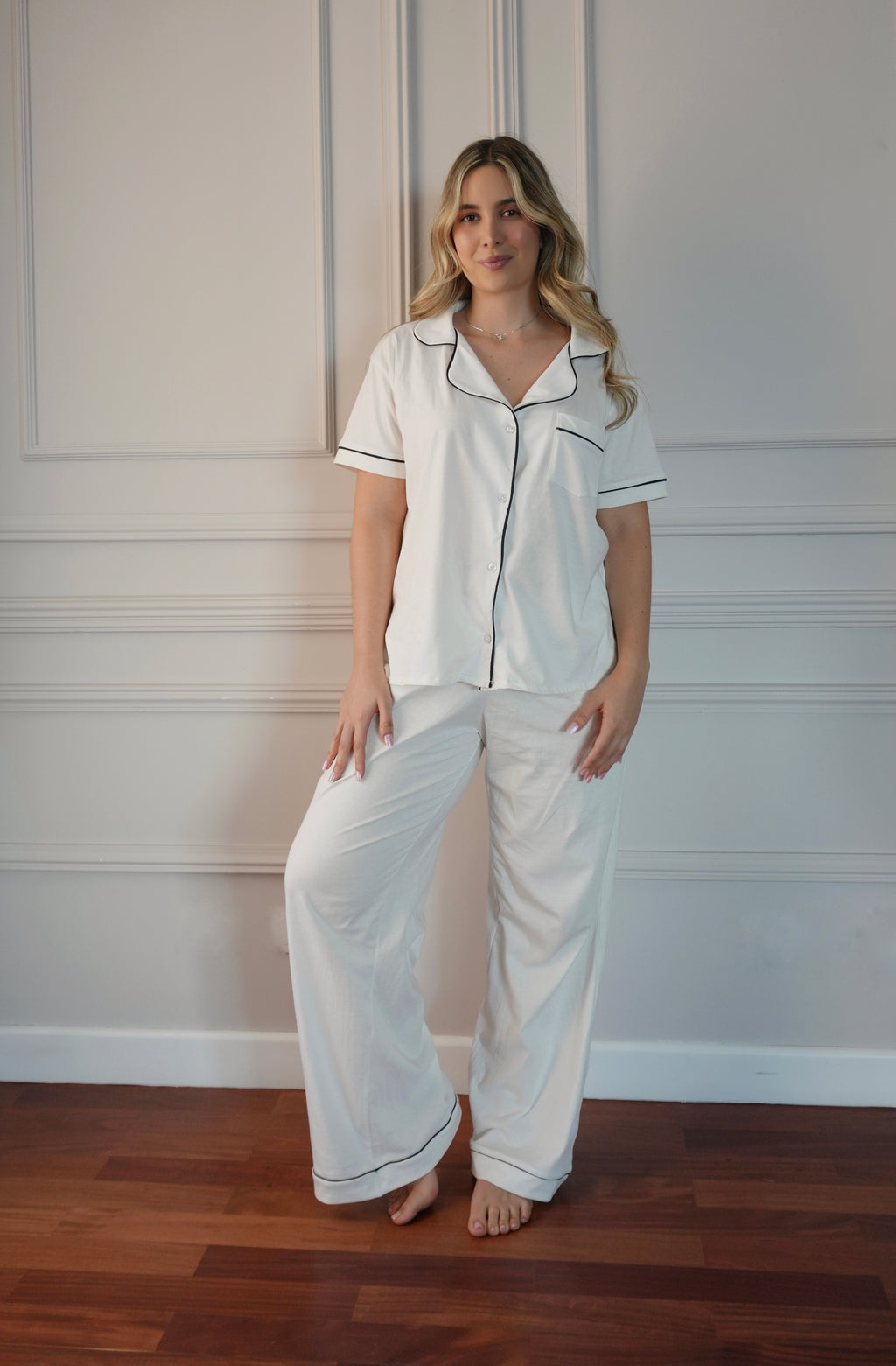 Sofi White Vainilla Pant Set