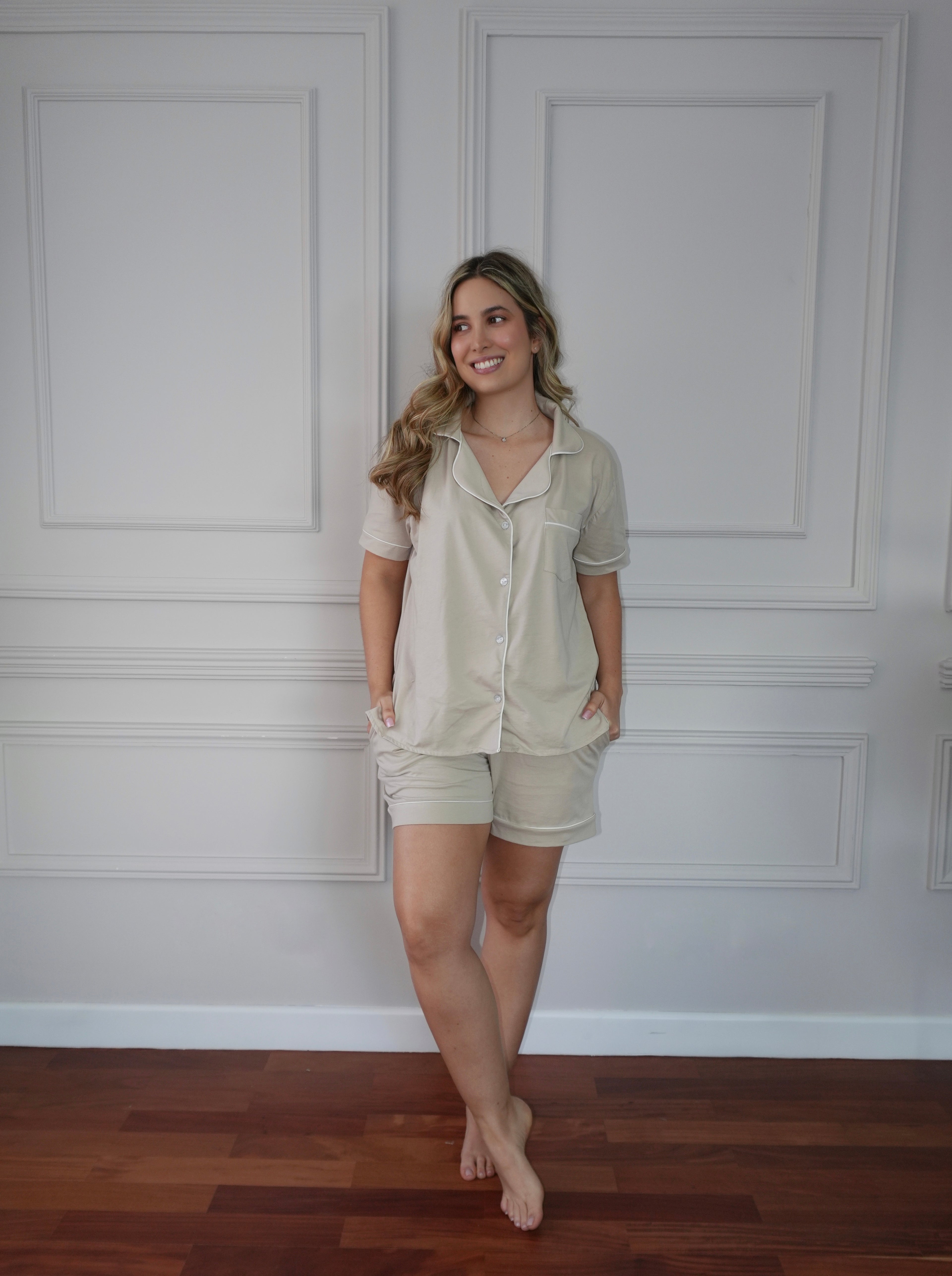 Sofi Mocha Short Set