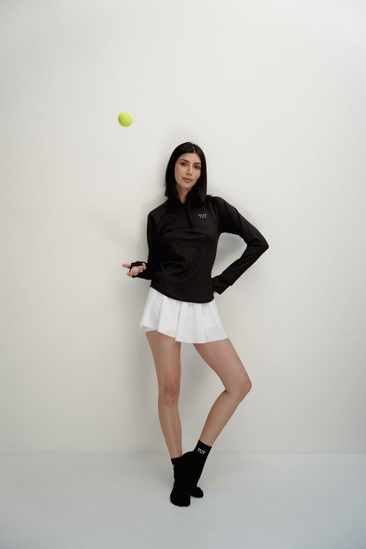 Chaqueta Dry Fit Negra/Blanca/Verde