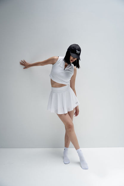Grand Slam Skirt Negro/Blanco