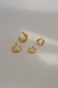 Aretes Órbita Dorado