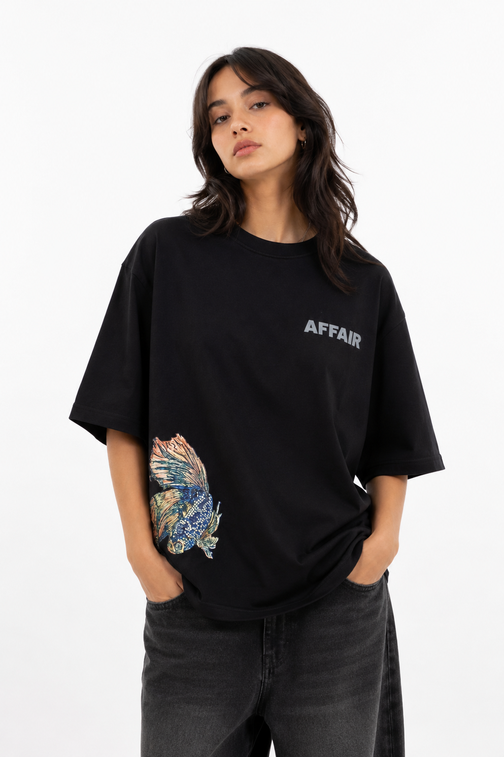 Pez Koi Negra Tshirt