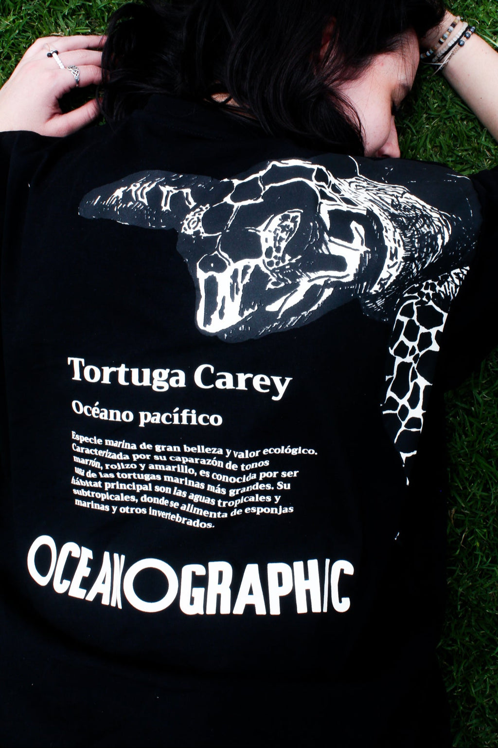 TShirt Orígen Carey Negro / Rosada
