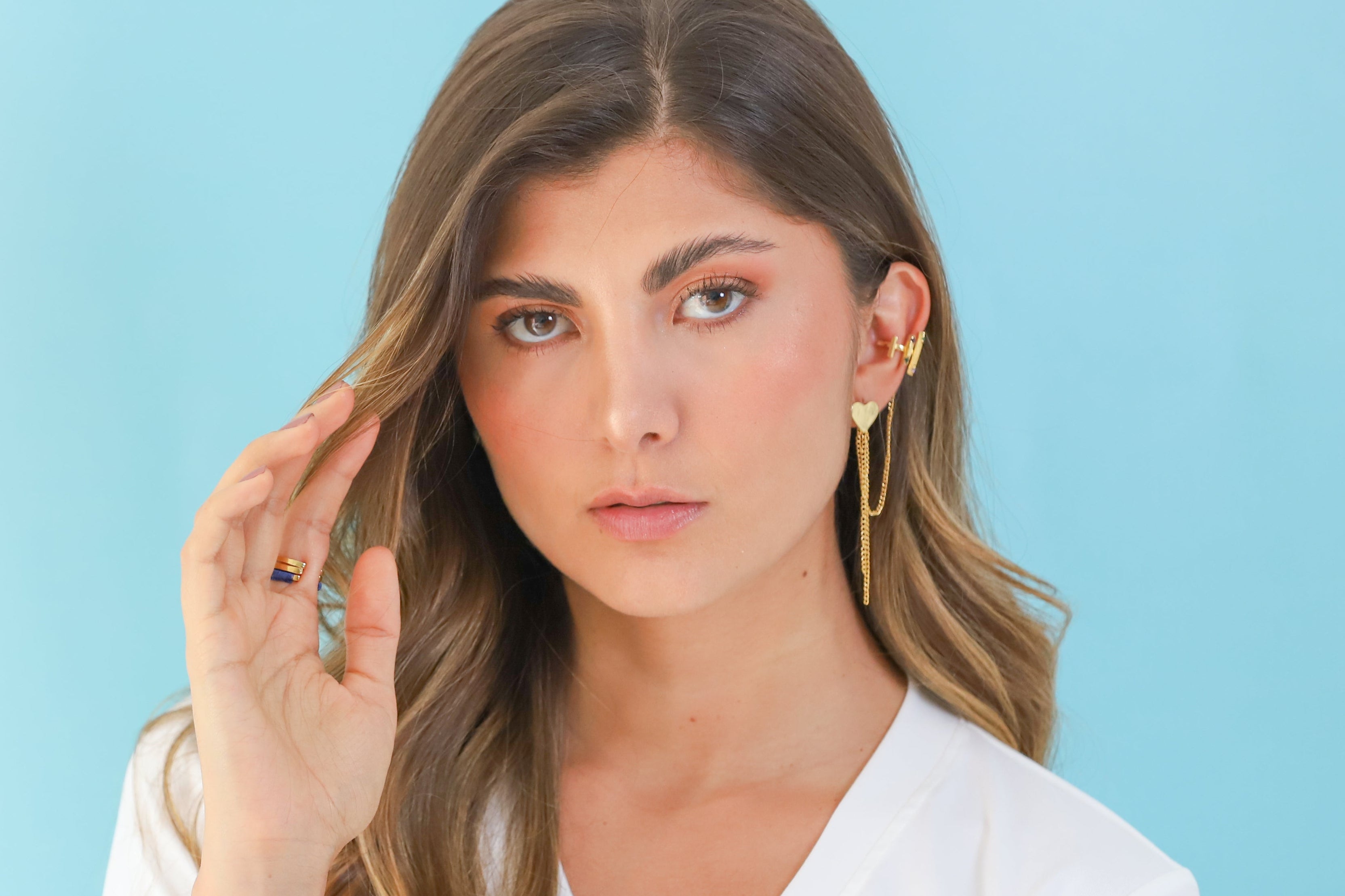 Aretes con Earcuff Palacio