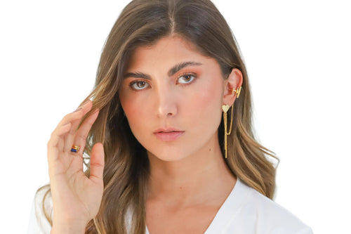 Aretes con Earcuff Palacio