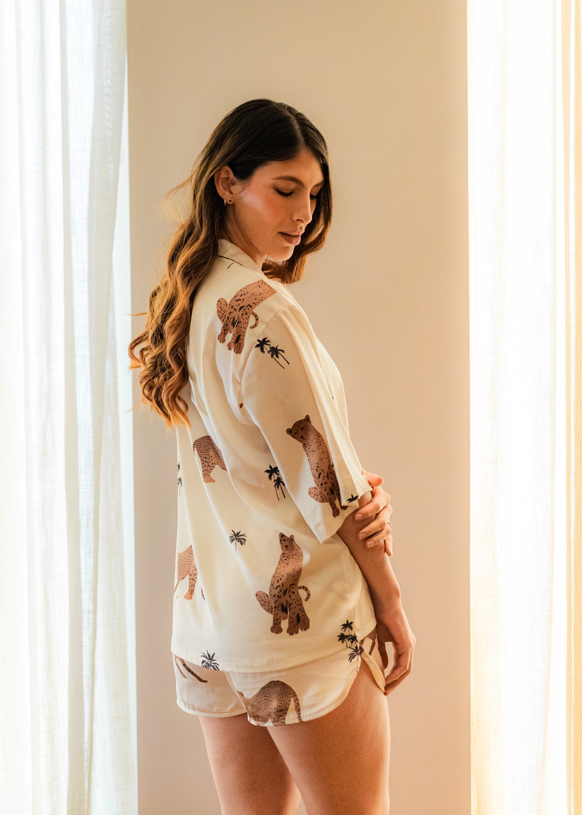 Wild Jaguar Short Pijama Set