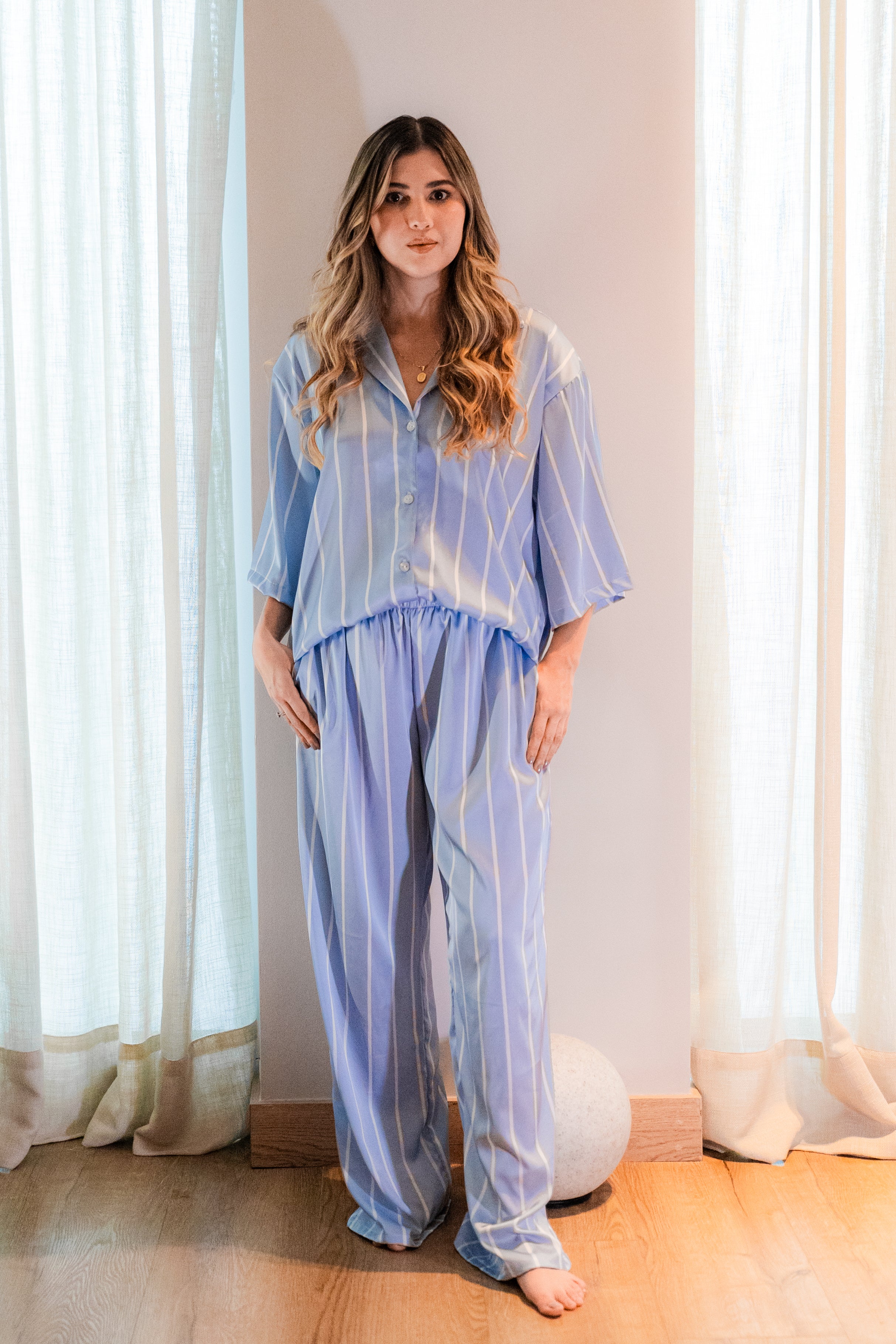 Coco Blue Stripes Pijama