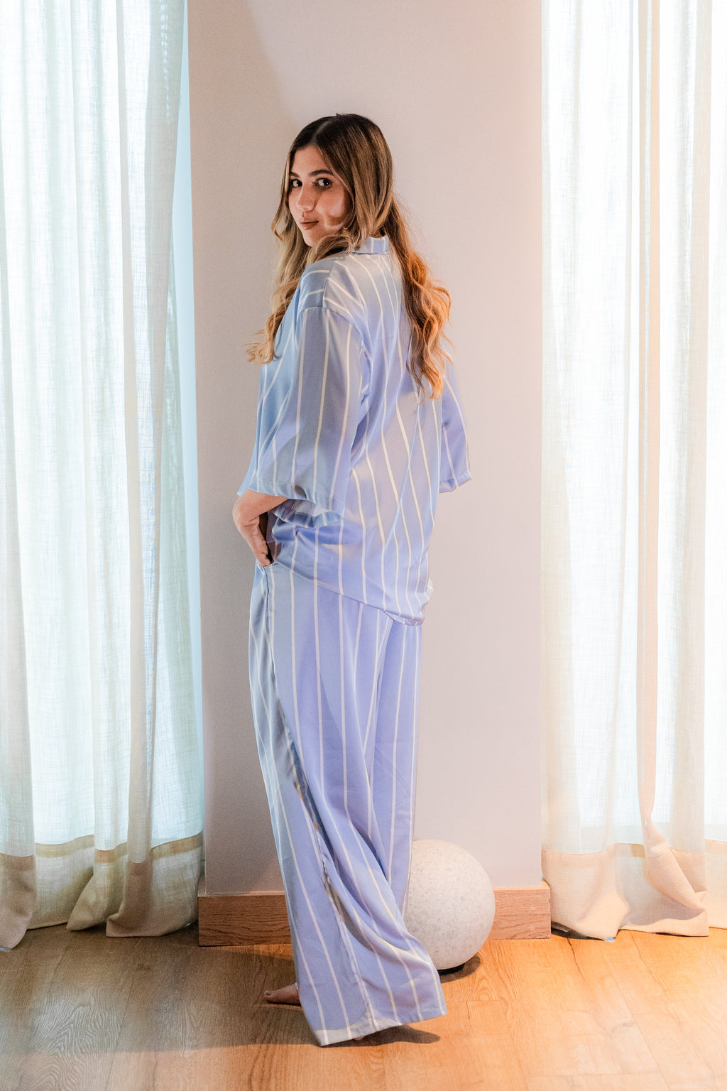 Coco Blue Stripes Pijama