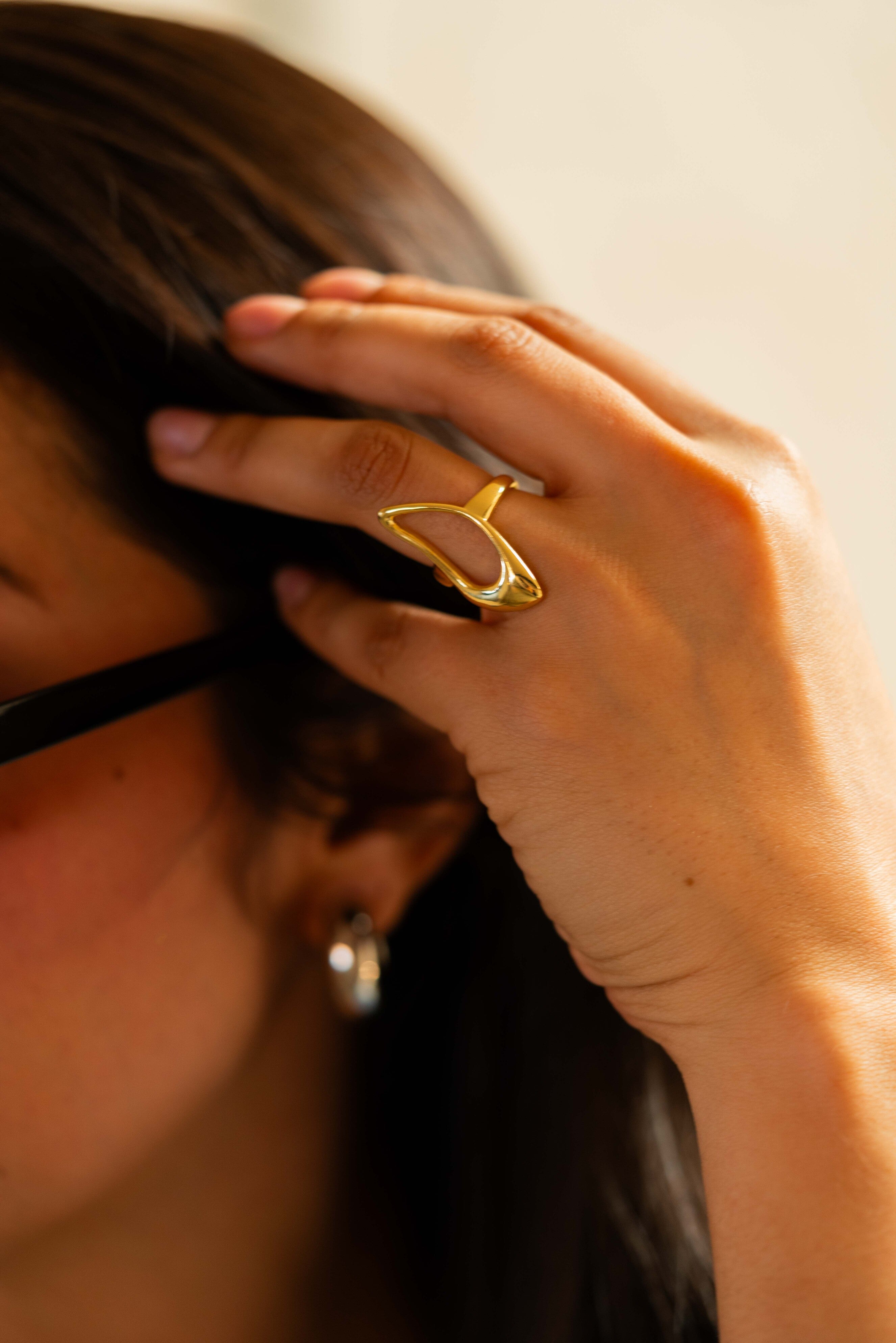 Anillo Irregular Largo