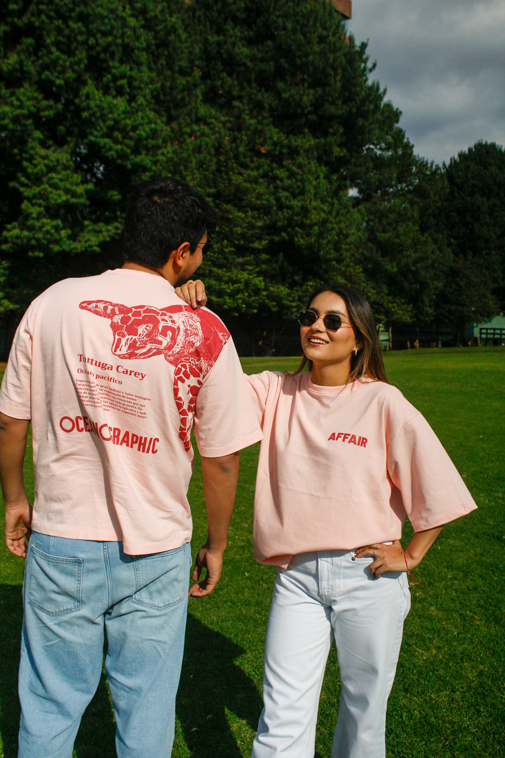 TShirt Orígen Carey Negro / Rosada