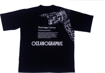 TShirt Orígen Carey Negro / Rosada