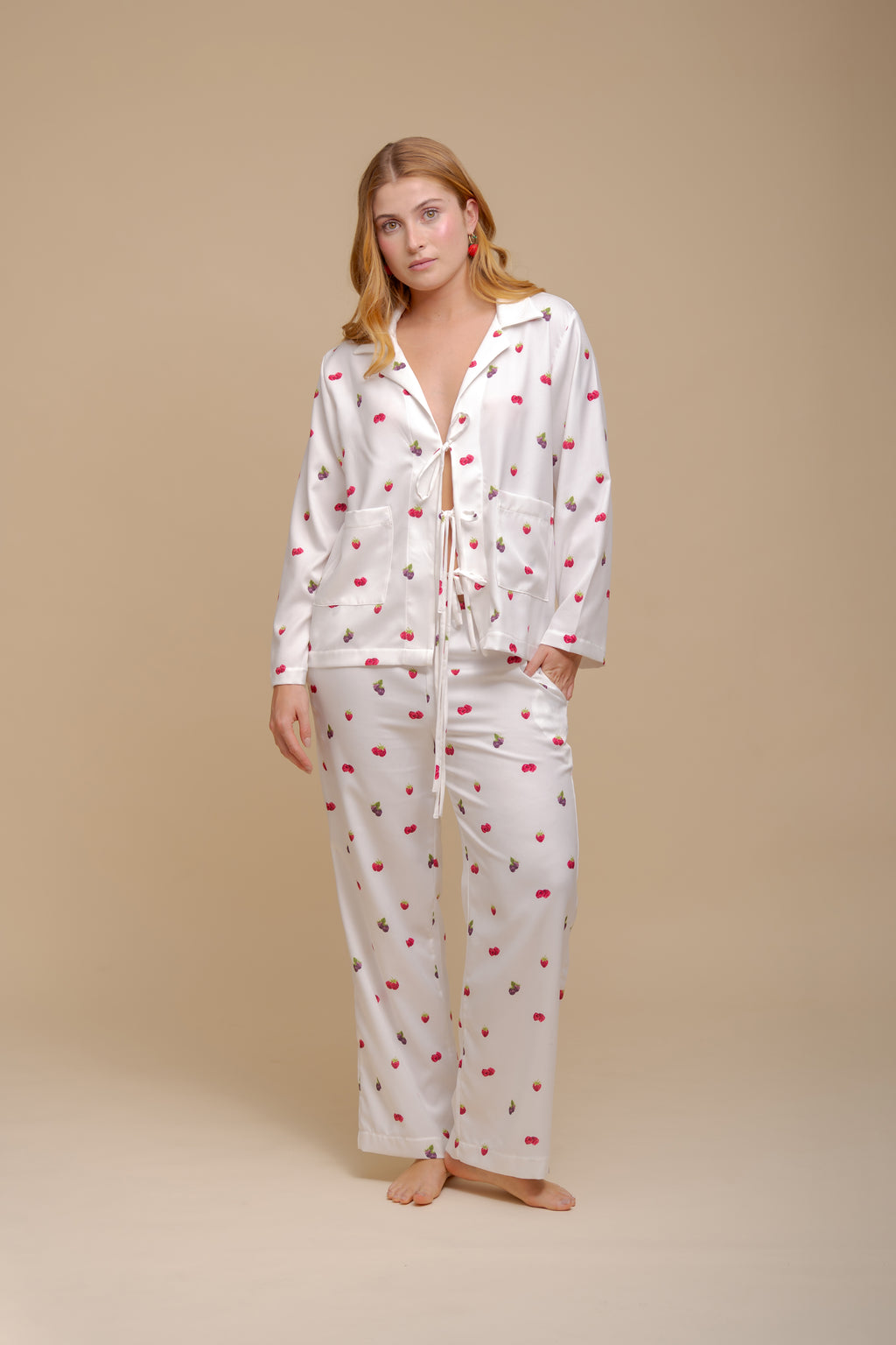 Berry Dream Pijama Pant Set