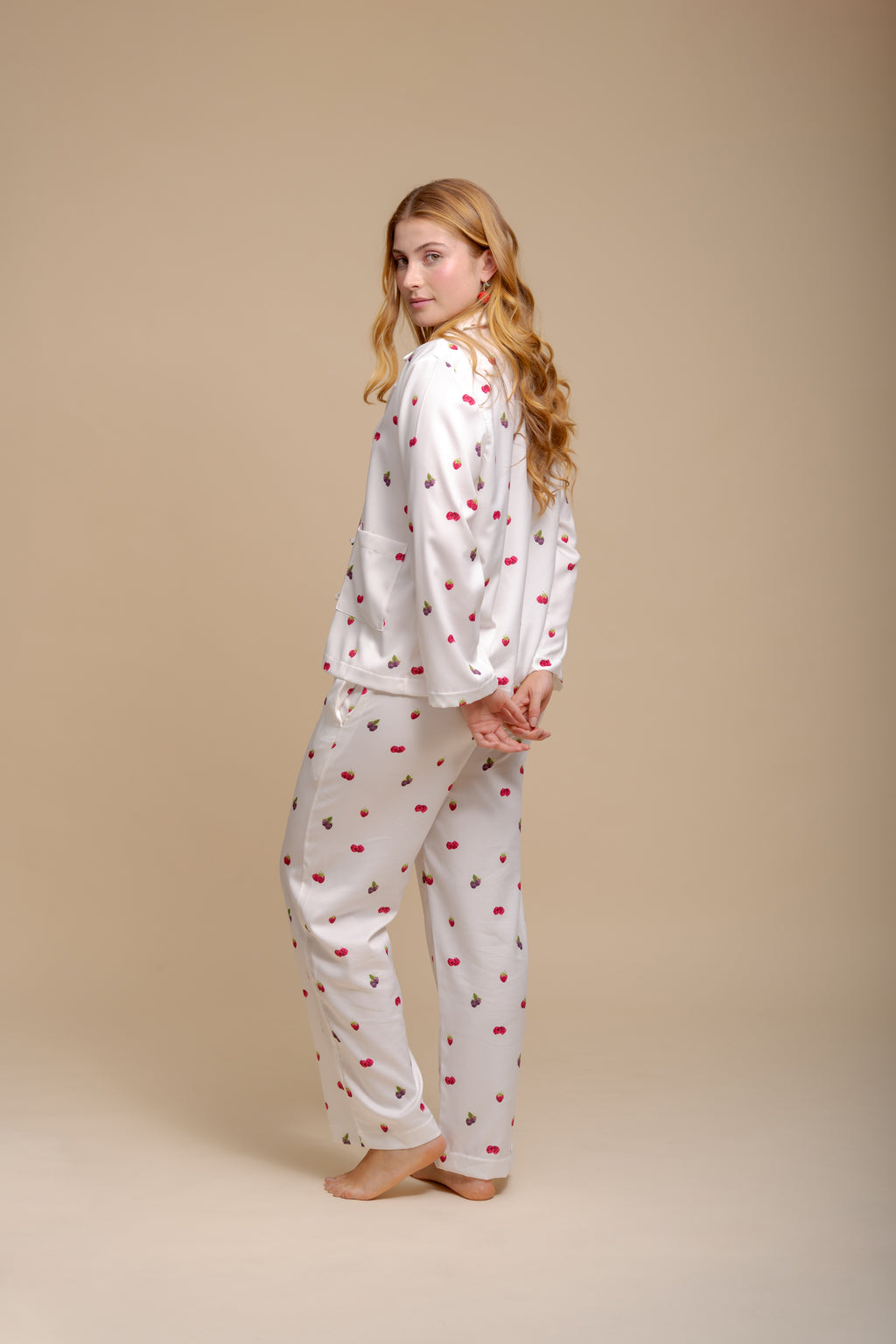 Berry Dream Pijama Pant Set