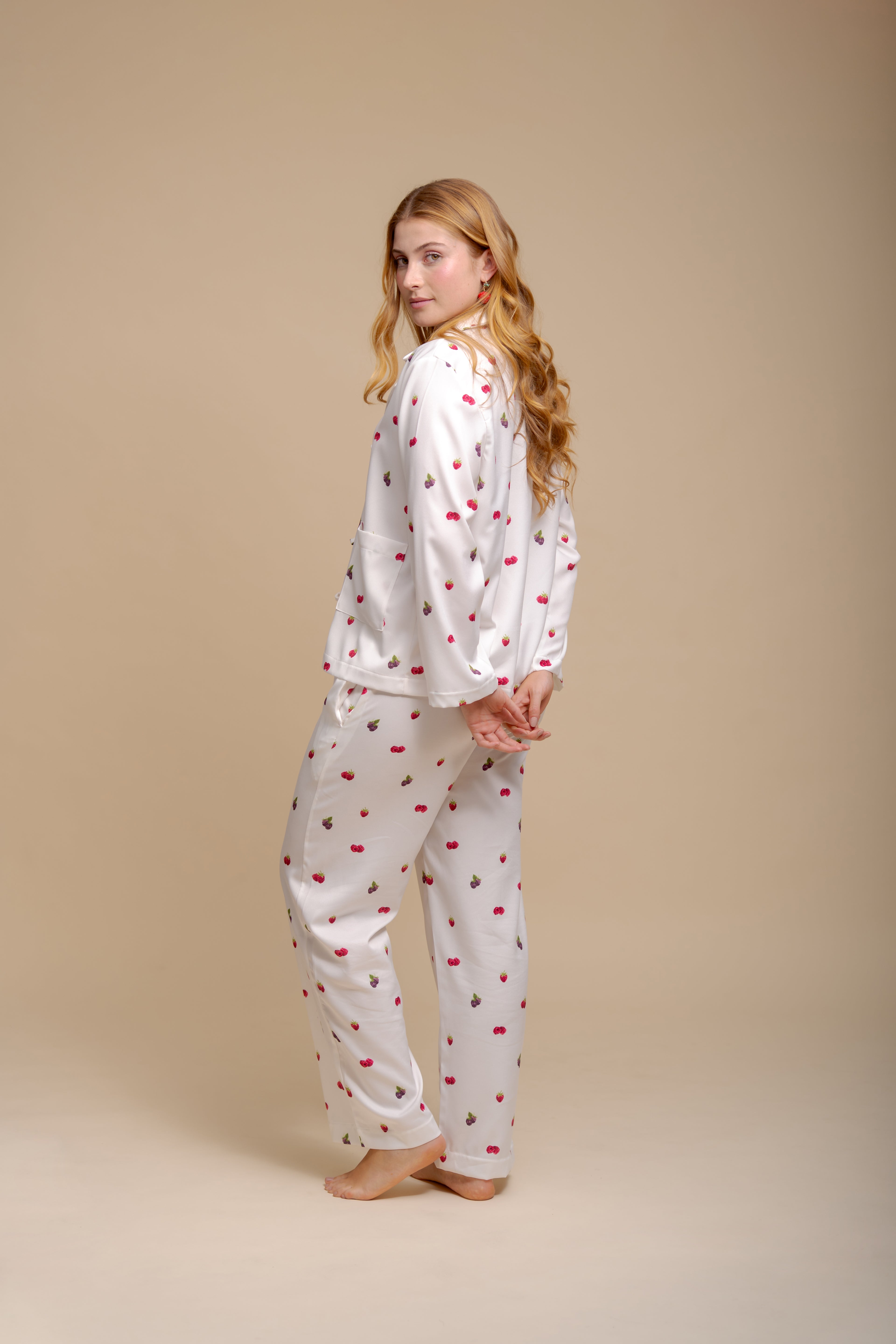 Berry Dream Pijama Pant Set