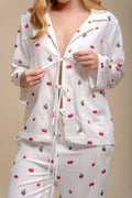 Berry Dream Pijama Pant Set