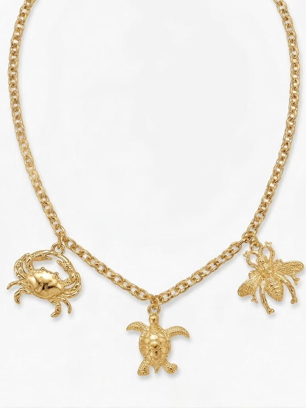 Cadena Tierra & Mar - Abeja, tortuga y cangrejo