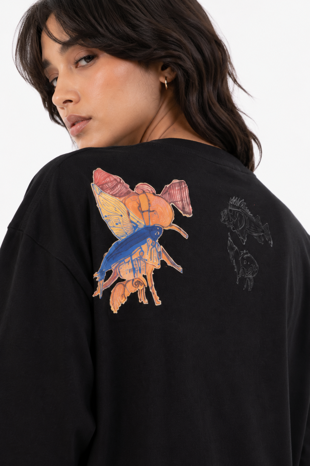 Pez Koi Negra Tshirt