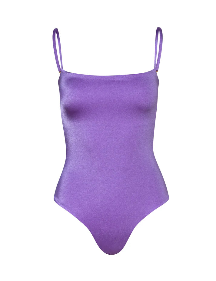 Vestido de Baño Enterizo Constelación Lila