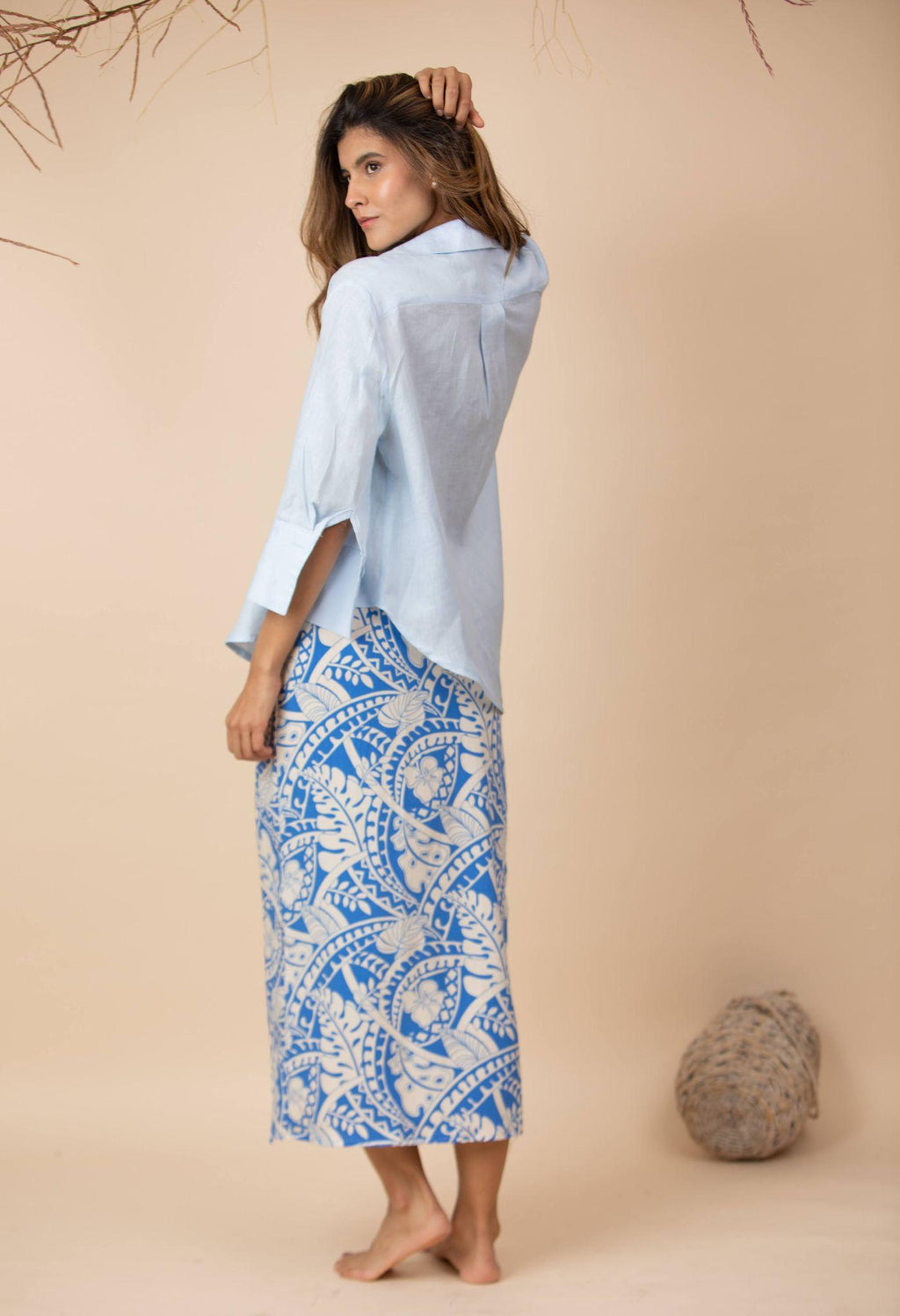 Malala Blouse Baby Blue