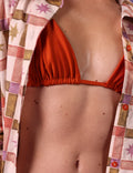 Top de Bikini Rayo Terracota